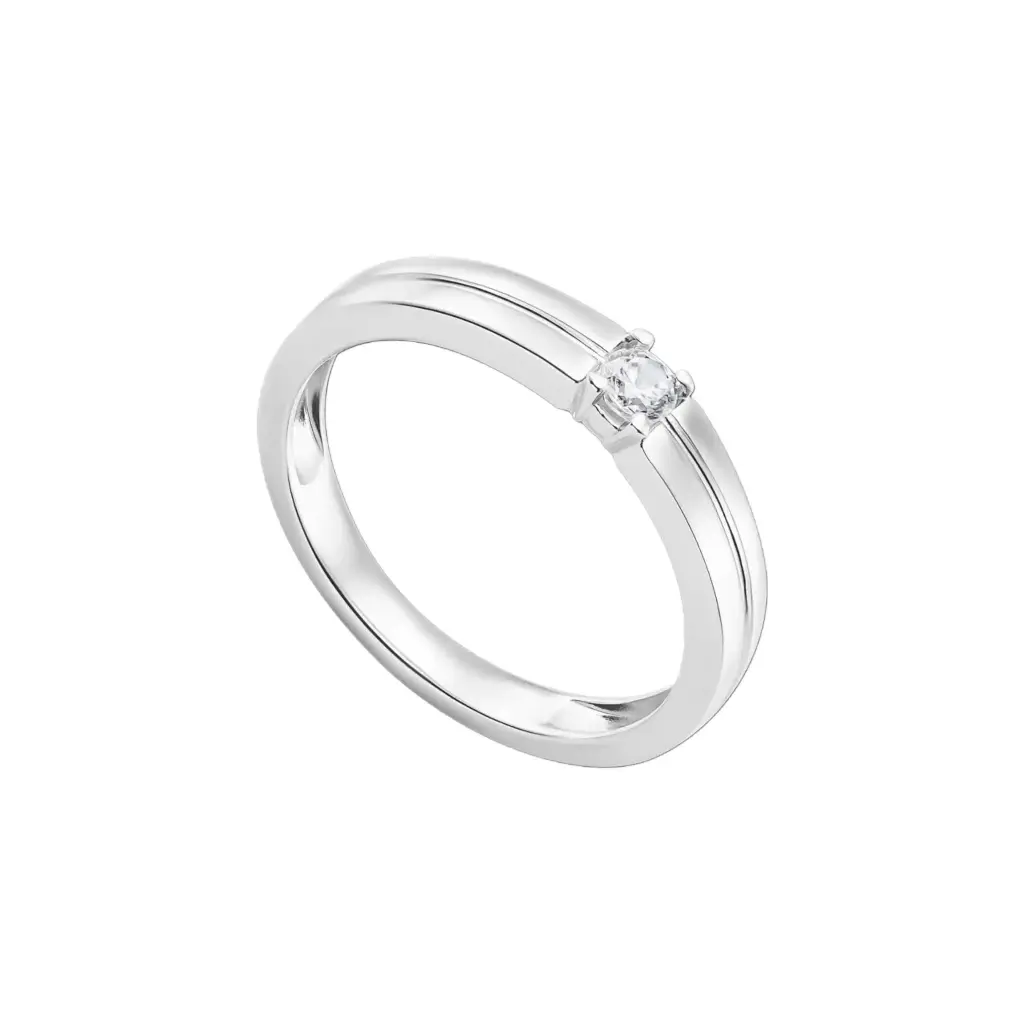 Nhẫn Vàng Trắng - NHWT18M001DW
