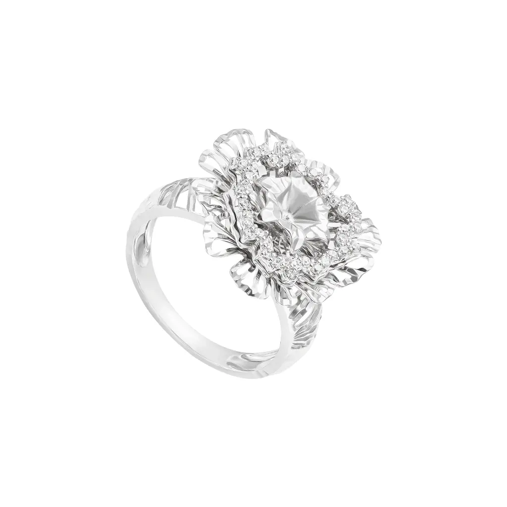 Nhẫn Vàng Trắng (The Hearts) - NHWT18F001TH