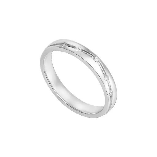 Nhẫn Vàng Trắng - NHWT18F001DW