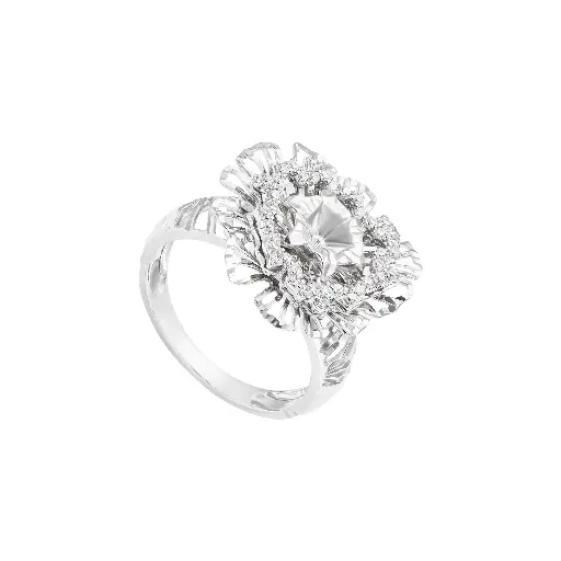 Nhẫn Vàng Trắng (The Hearts) - NHWT18F001TH